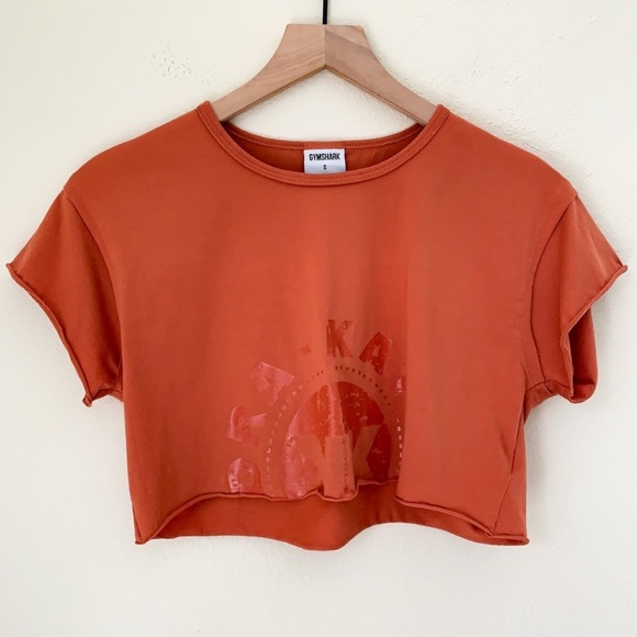 Gymshark KK Crop Top, Size Small, Earth Orange - Picture 1 of 7